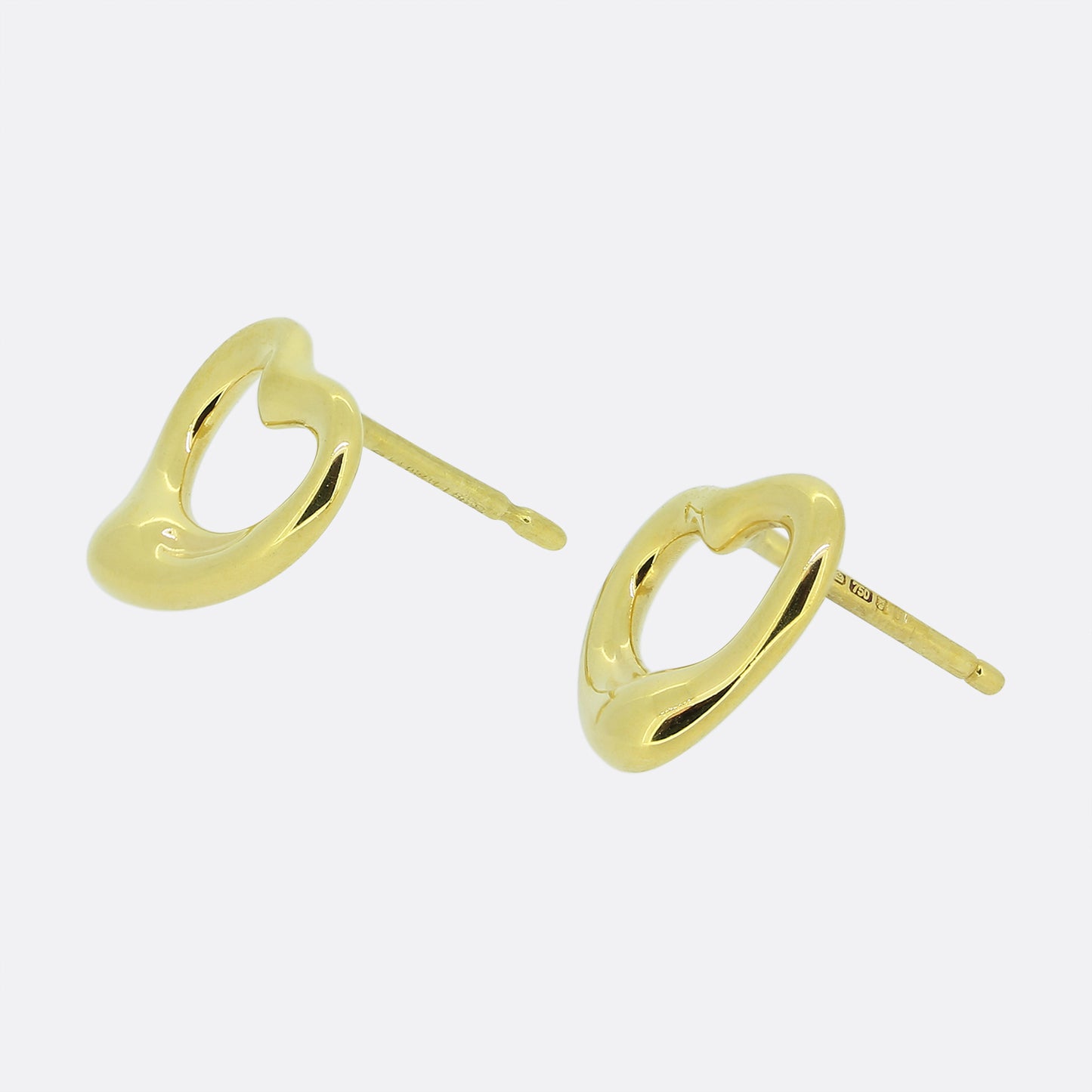 Tiffany & Co. 11mm Open Heart Earrings