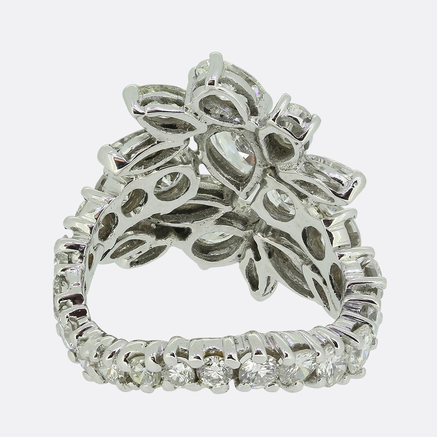 Multi Diamond Cluster Ring Size K 1/2 (51)