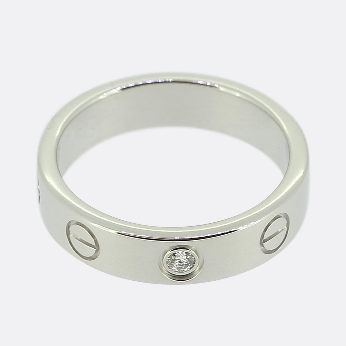Cartier One Diamond Small LOVE Ring Size G 1/2 (46)