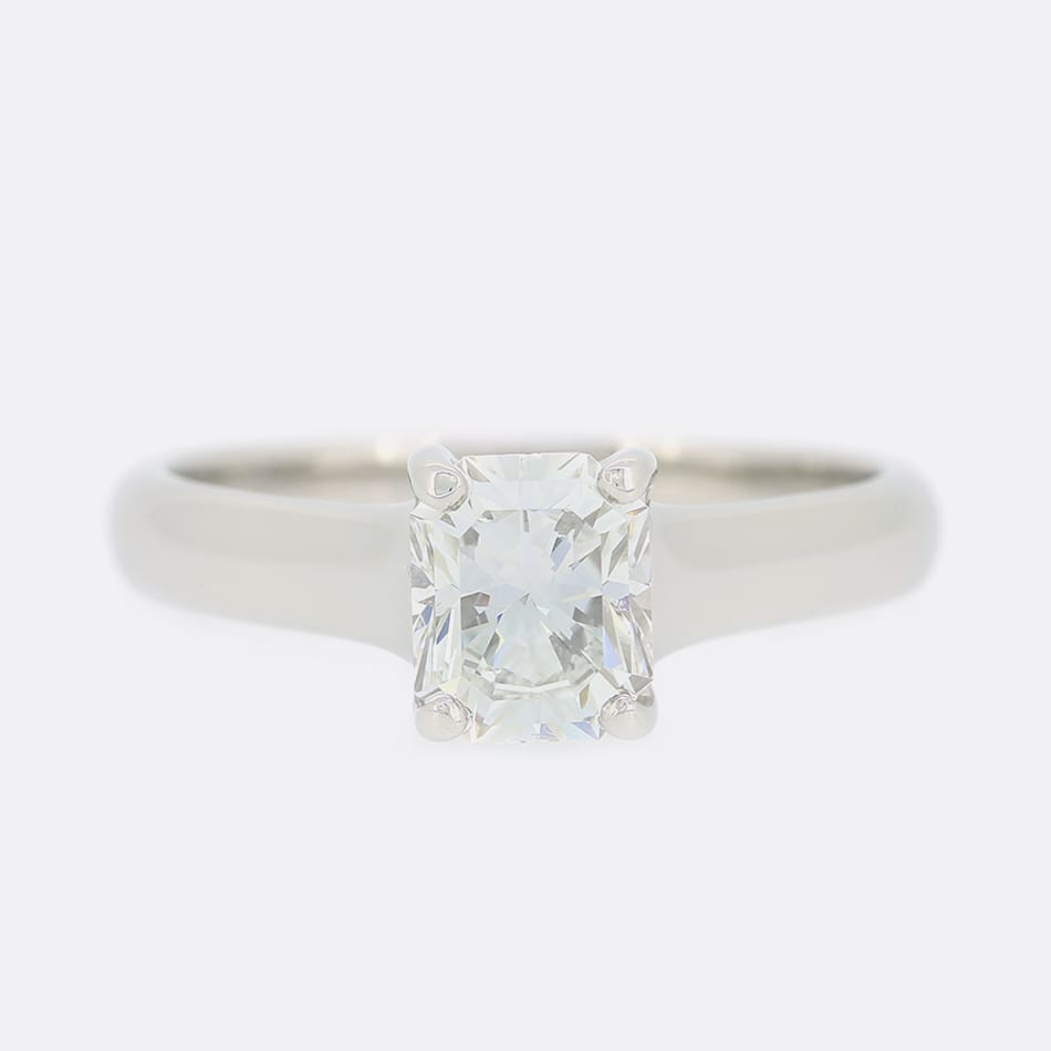 Tiffany & Co. 1.03 Carat Lucida Diamond Engagement Ring