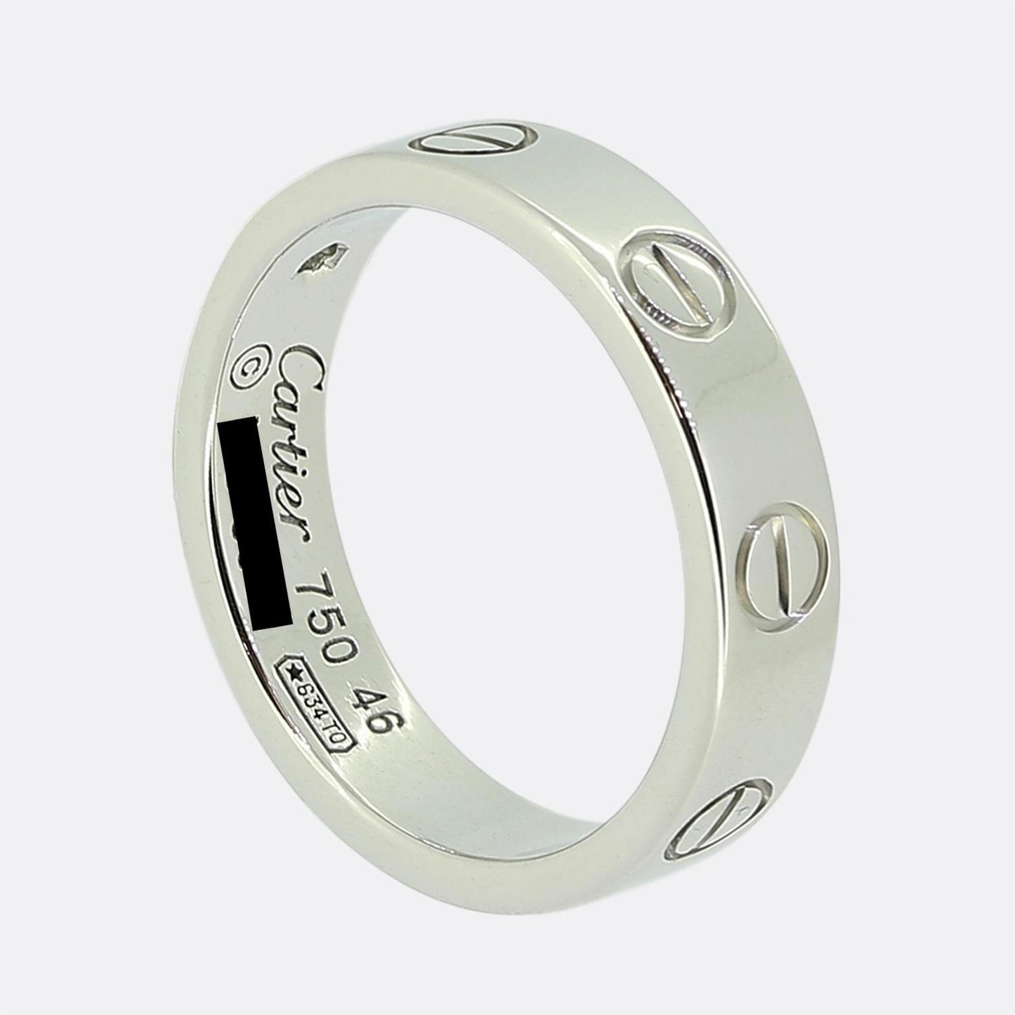 Cartier One Diamond Small LOVE Ring Size G 1/2 (46)