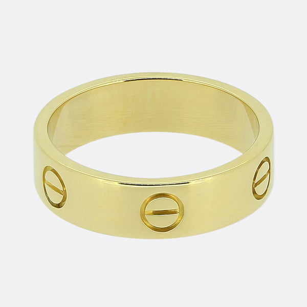 Cartier Classic Model LOVE Ring Size T (62)