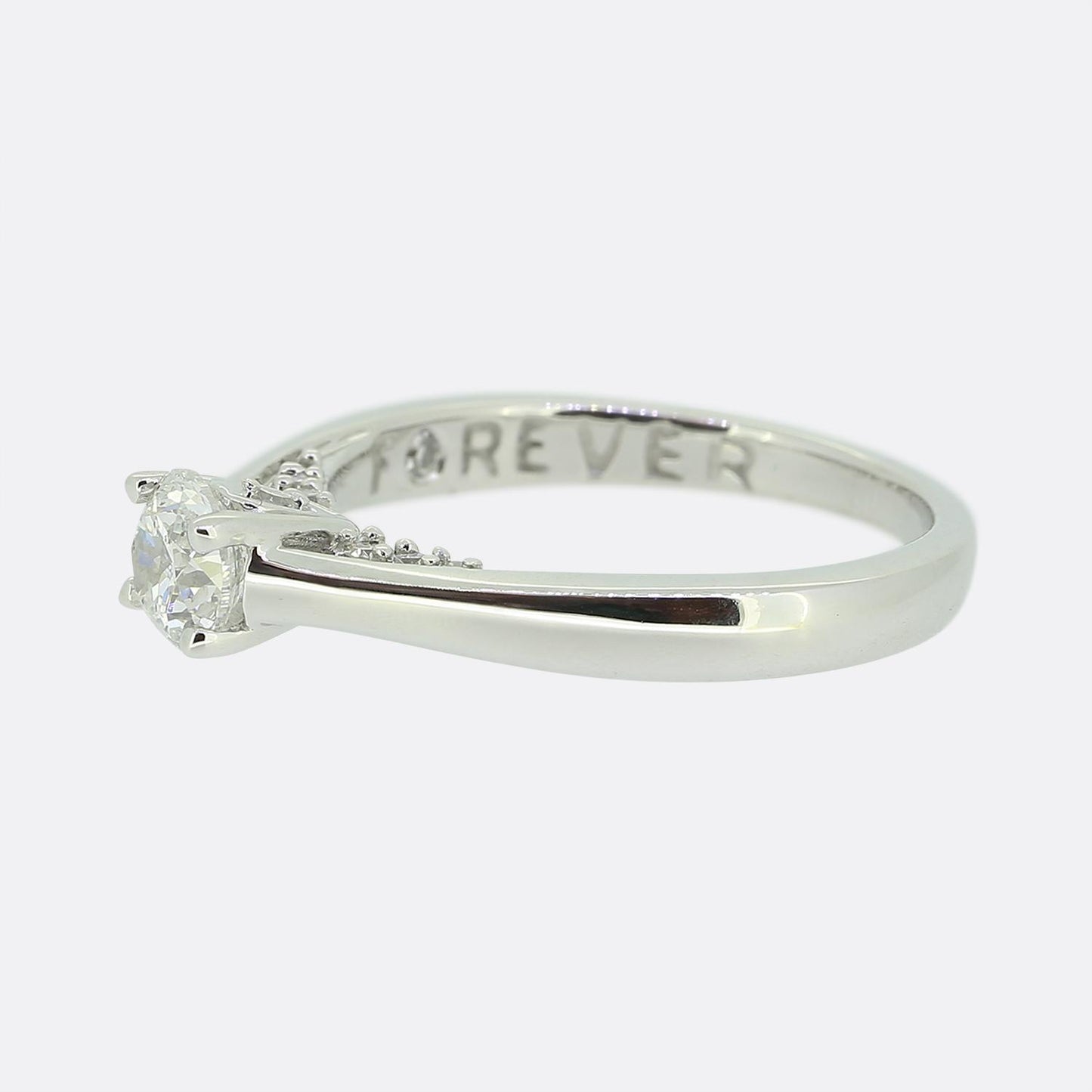 The Forever Diamond 0.40 Carat Solitaire Engagement Ring