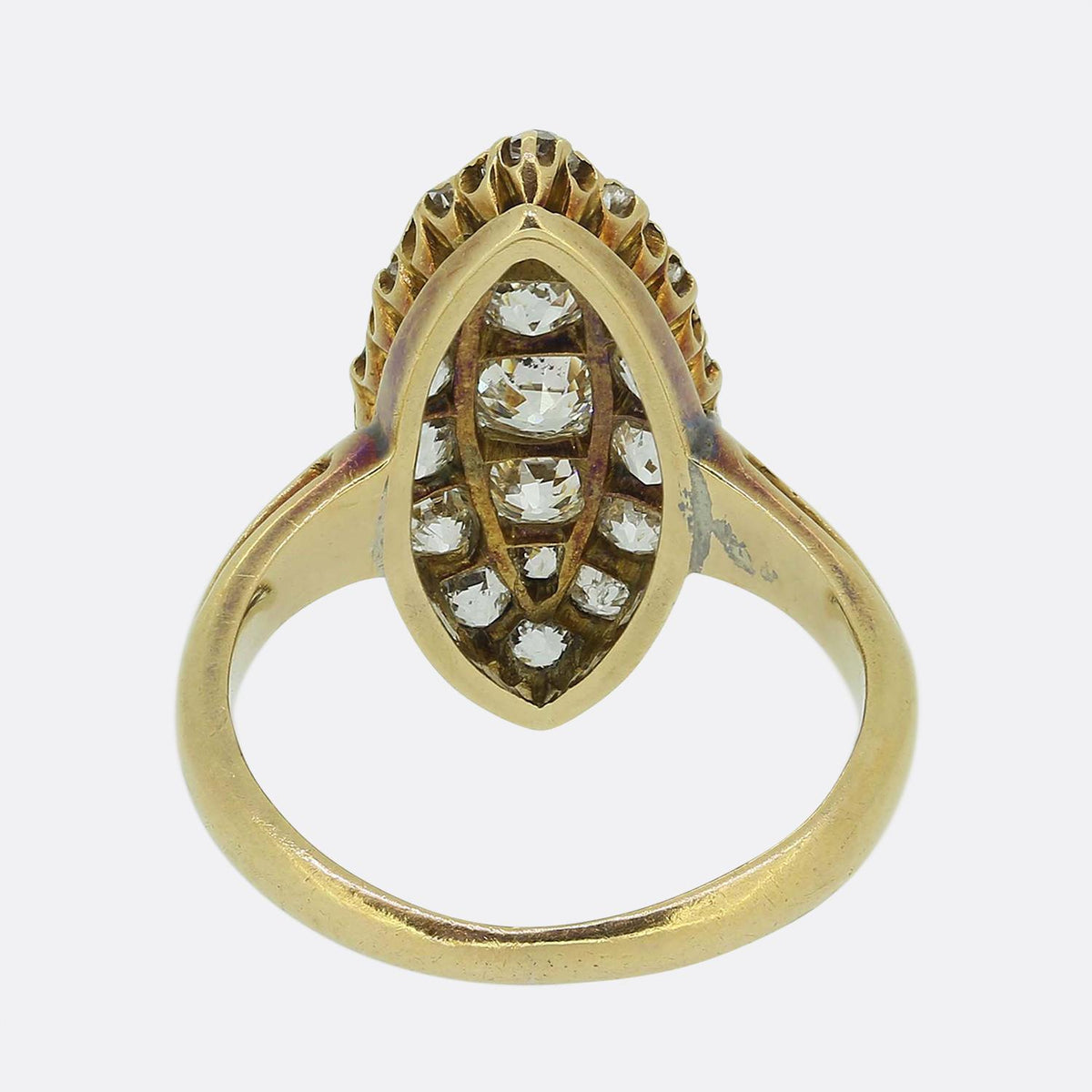 Antique Diamond Navette Ring