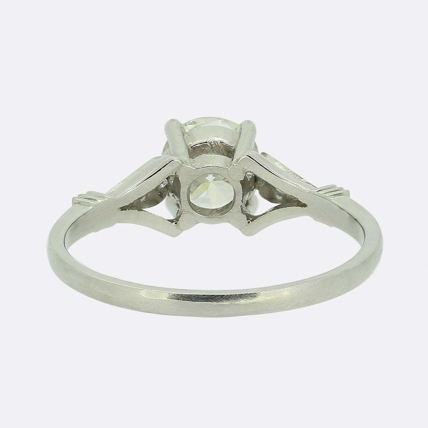 0.84 Carat Diamond Solitaire Engagement Ring