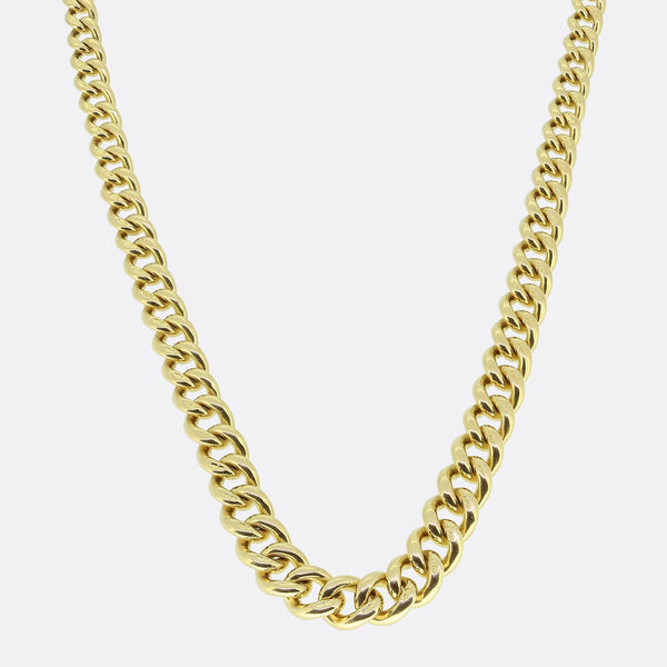 Antique Graduated Curb Link Chain