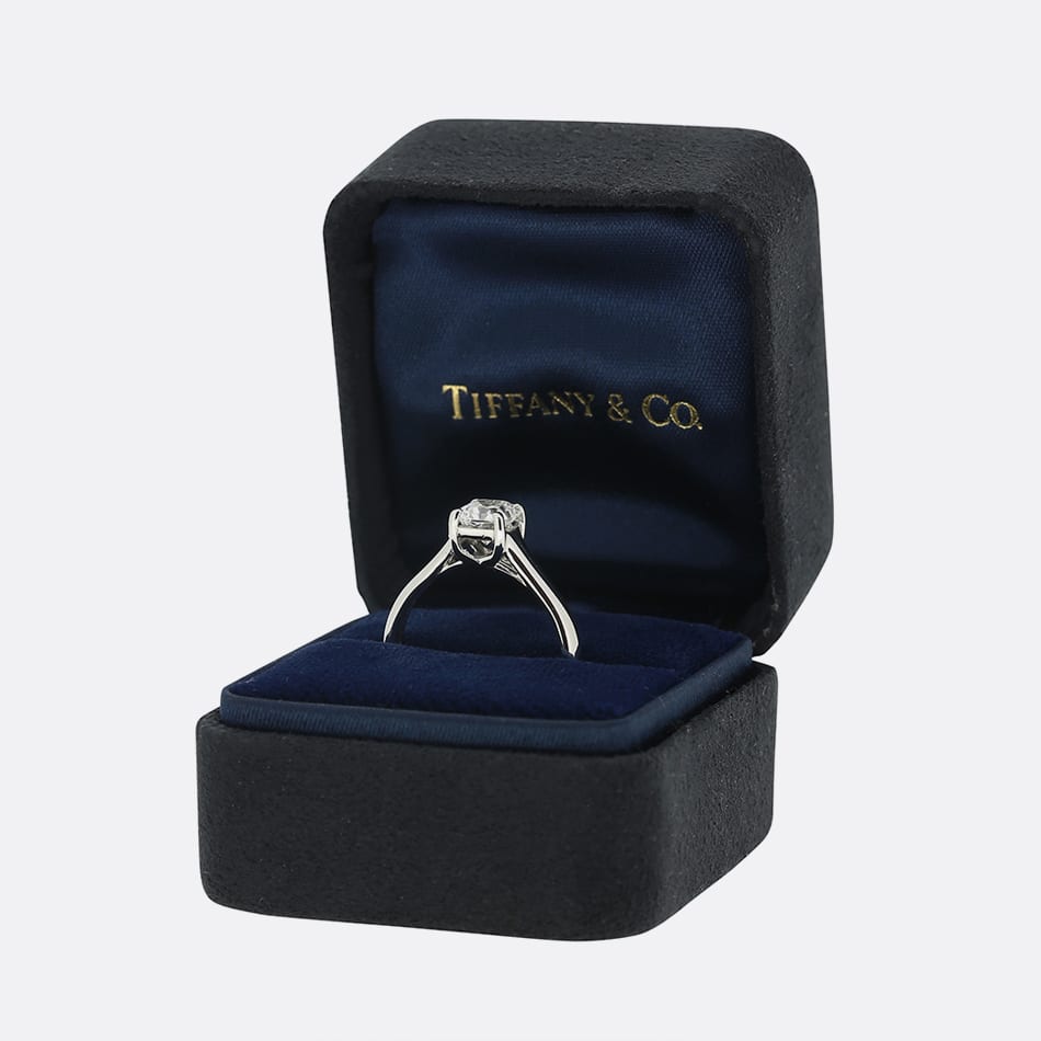 Tiffany & Co. 1.03 Carat Lucida Diamond Engagement Ring