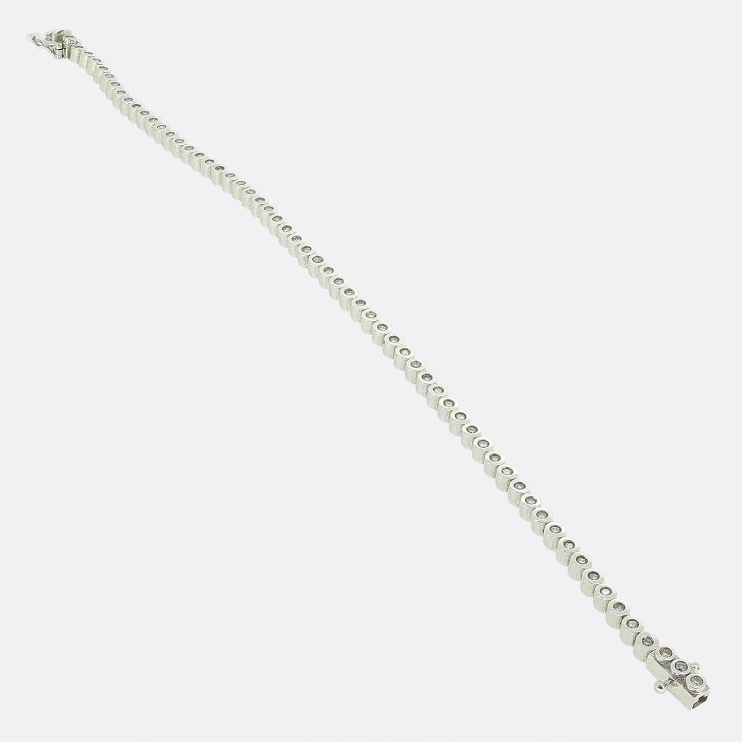 1.01 Carat Diamond Line Bracelet