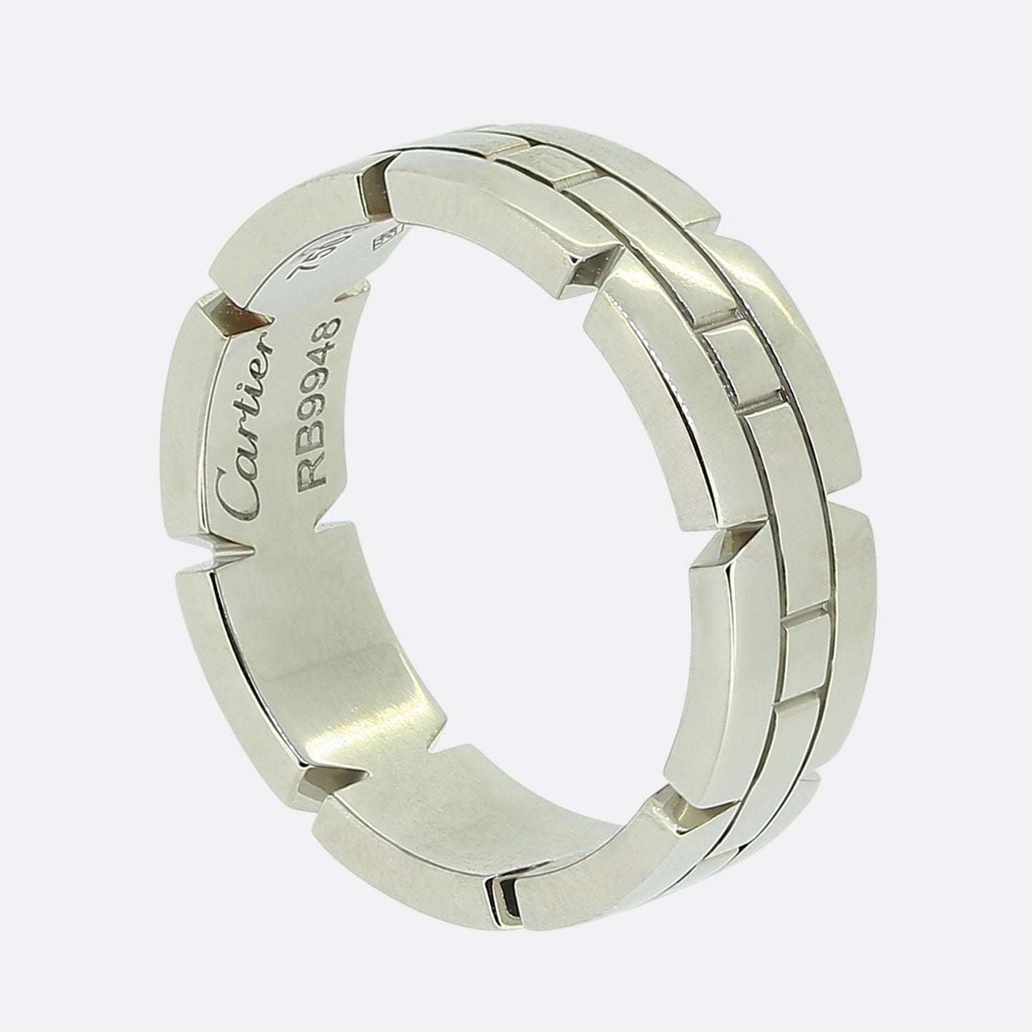 Cartier Tank Band Ring Size P 1/2 (57)