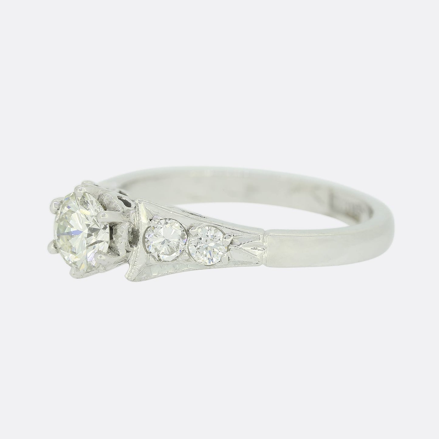0.38 Carat Diamond Solitaire Engagement Ring