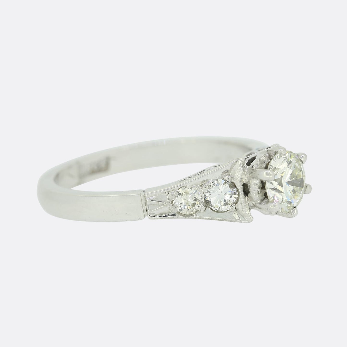 0.38 Carat Diamond Solitaire Engagement Ring
