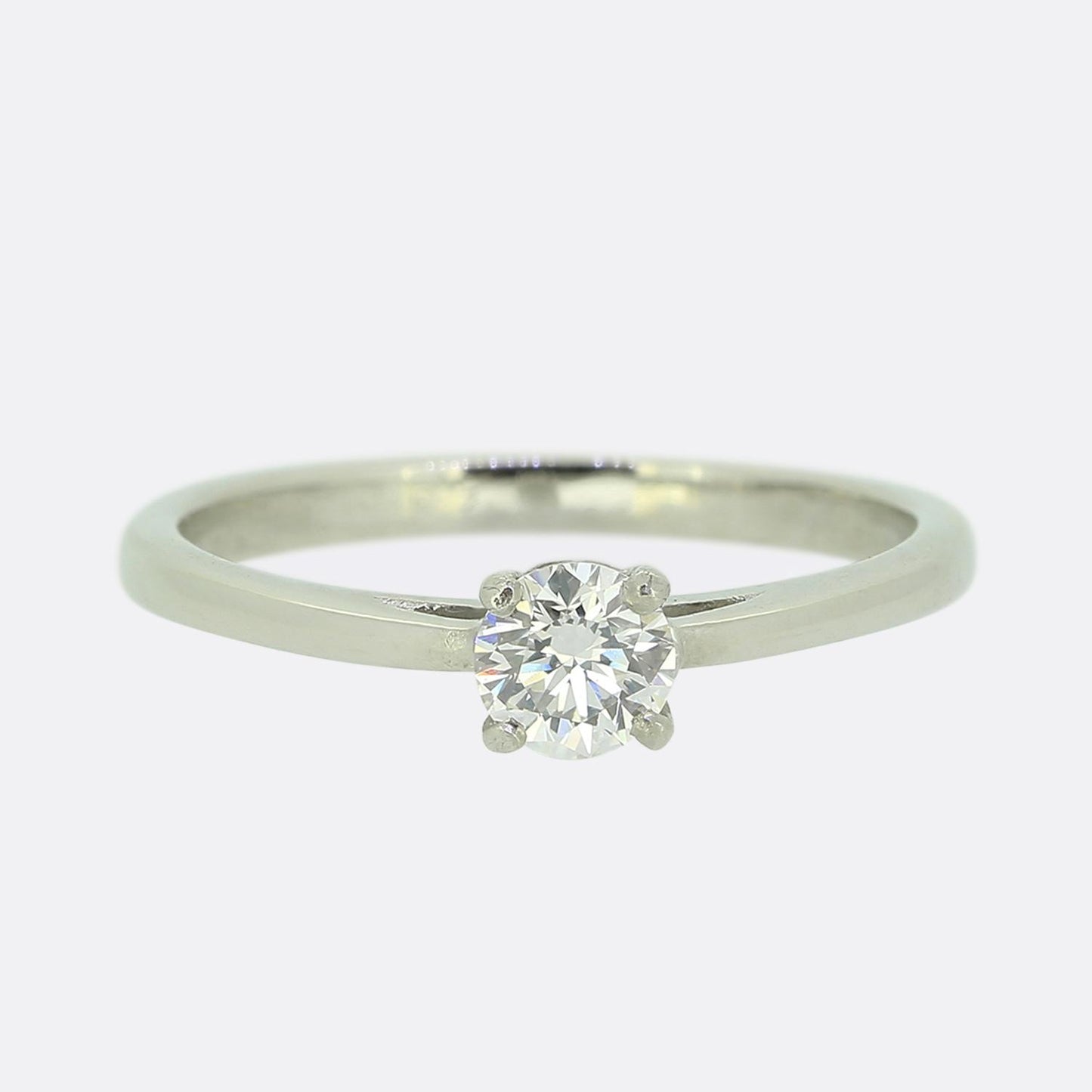 0.33 Carat Diamond Solitaire Engagement Ring