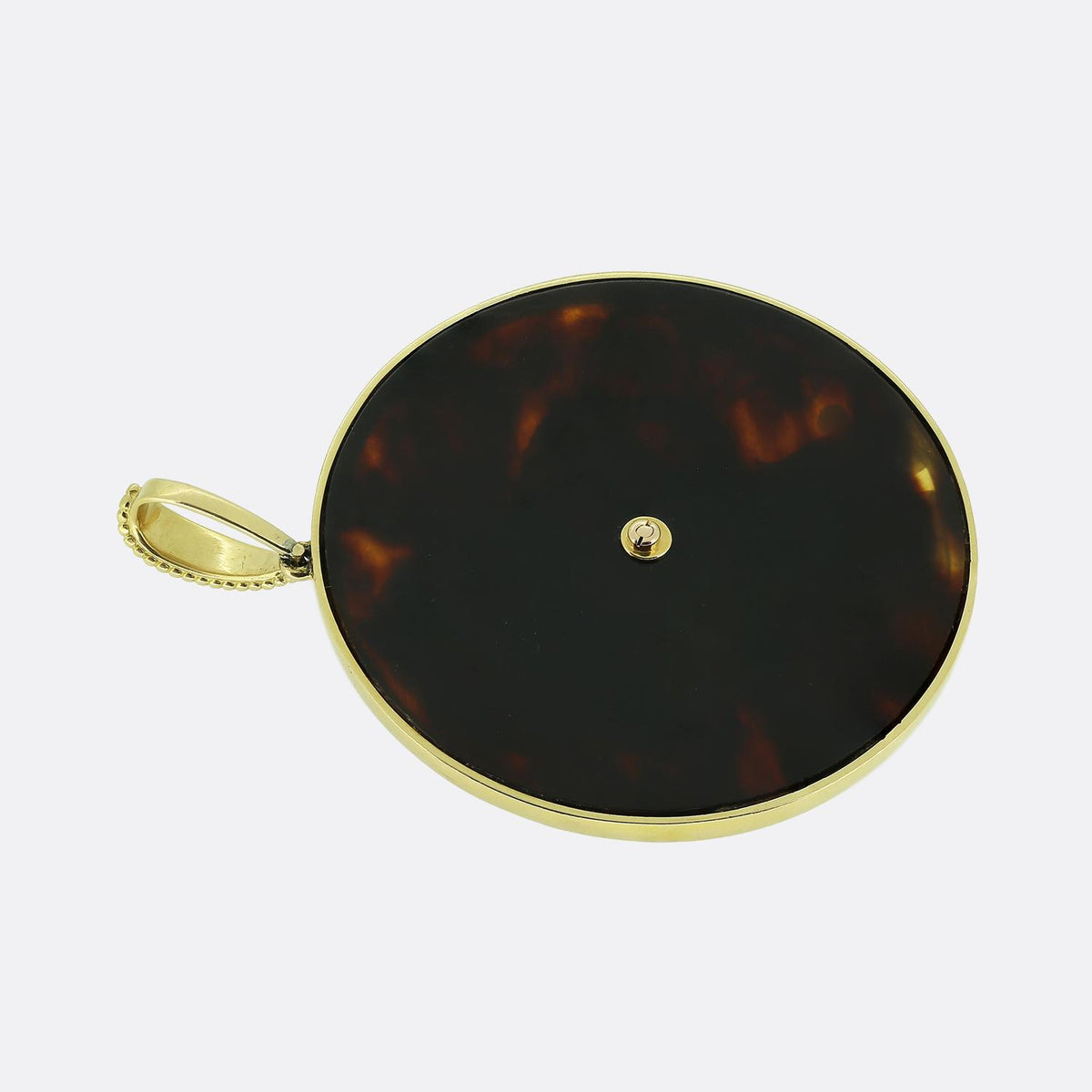 Jean & Pierre Bellin Aquarius Zodiac Sign Medallion Pendant