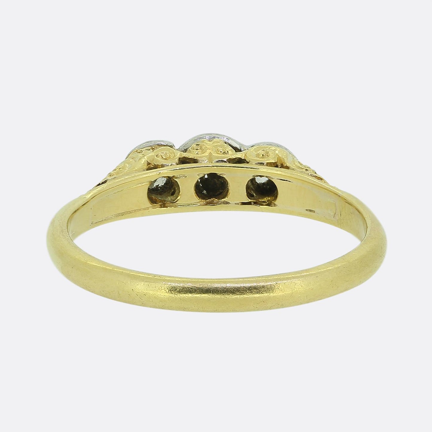 Antique Three-Stone Diamond Ring