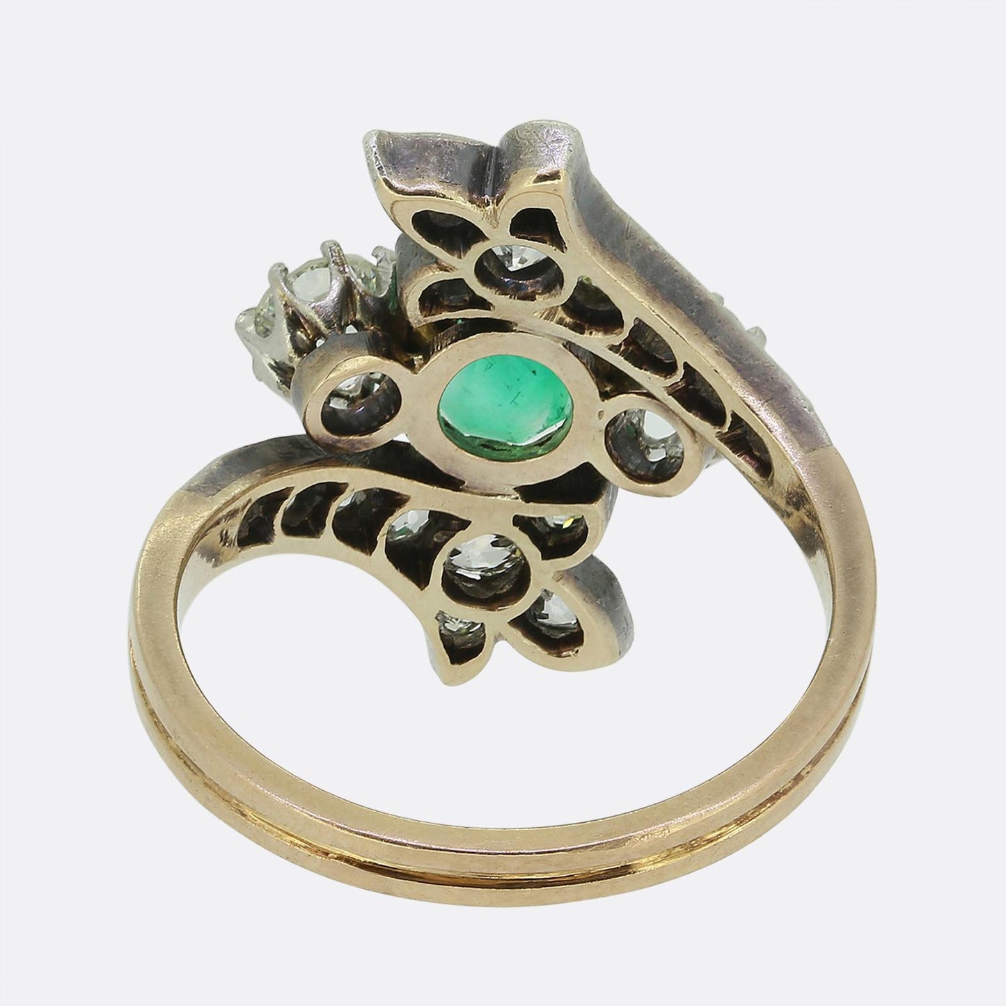 Victorian Emerald and Diamond Ring