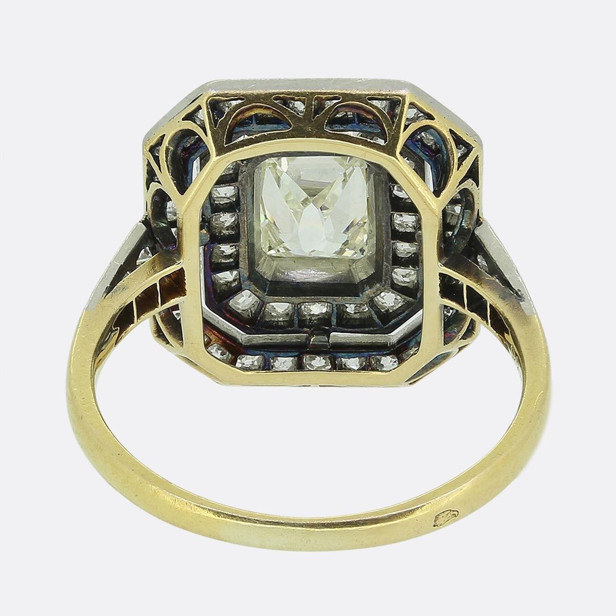 Art Deco Diamond Cluster Ring
