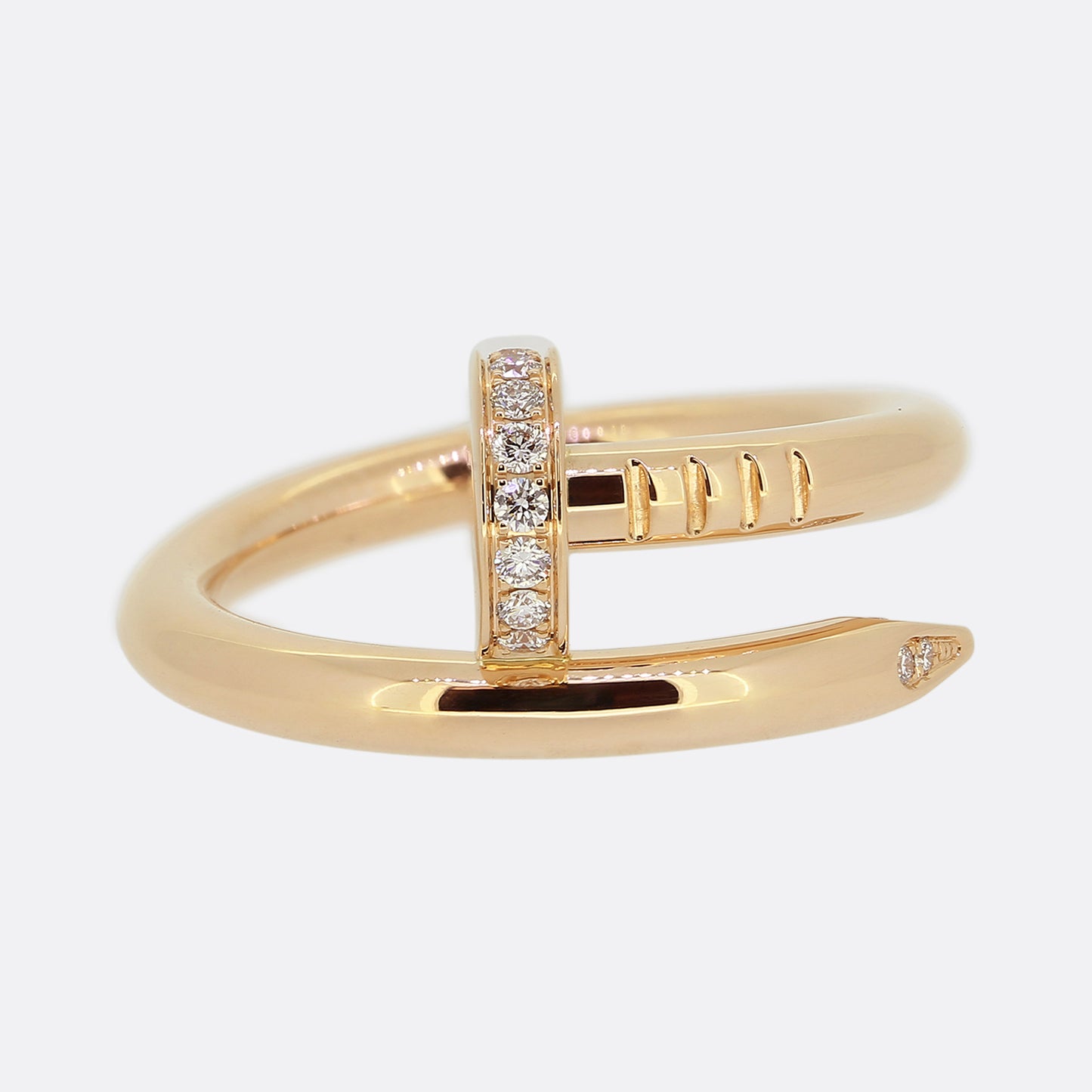 Cartier Diamond Juste Un Clou Ring Size K (50)