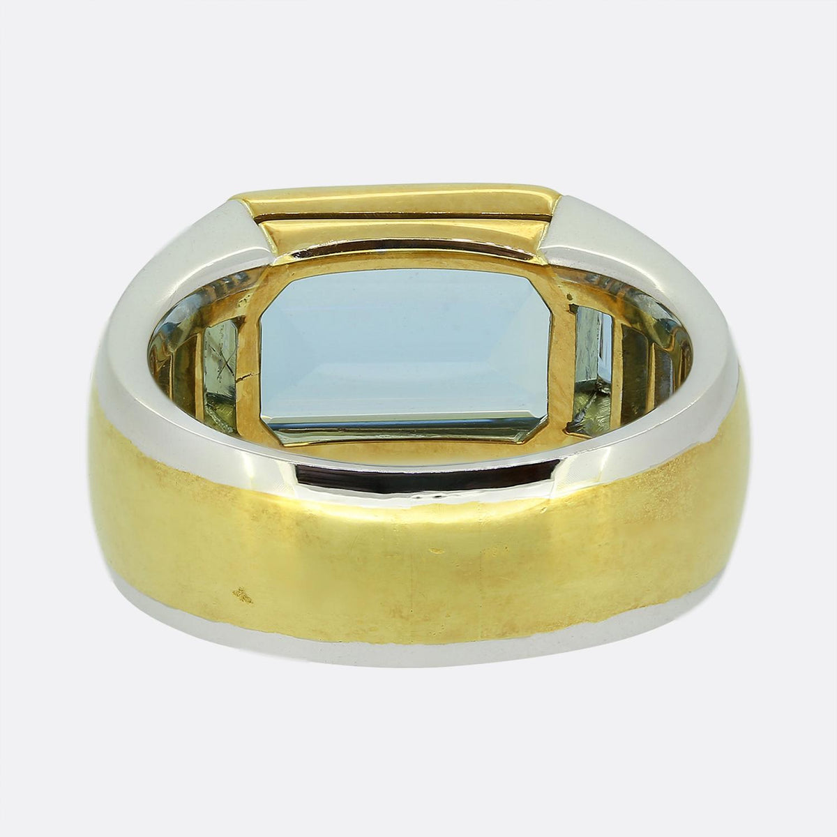 5.97 Carat Aquamarine Gent's Ring