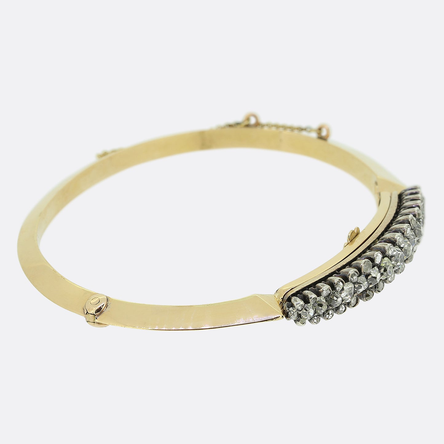 Victorian Old and Rose Cut Diamond Bracelet