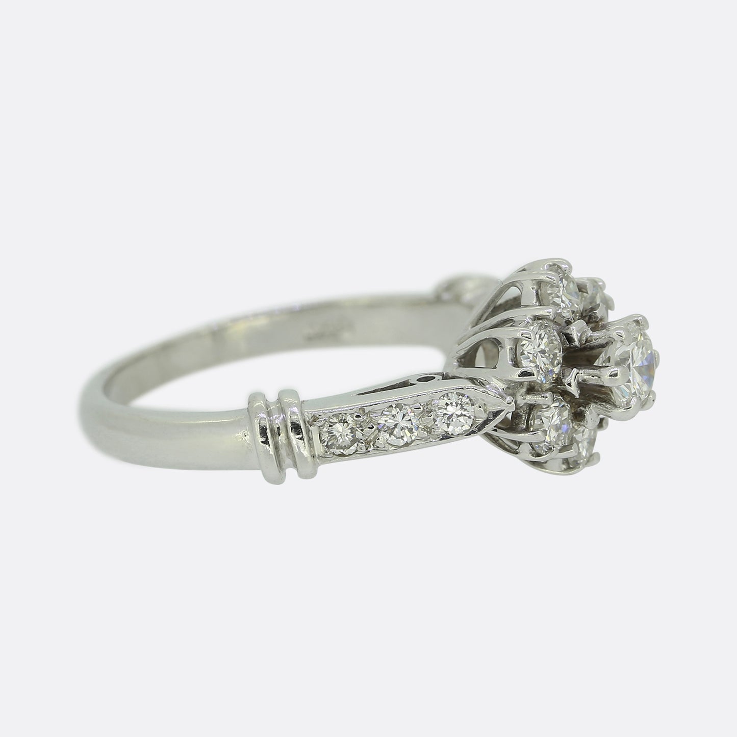 Vintage Diamond Cluster Ring