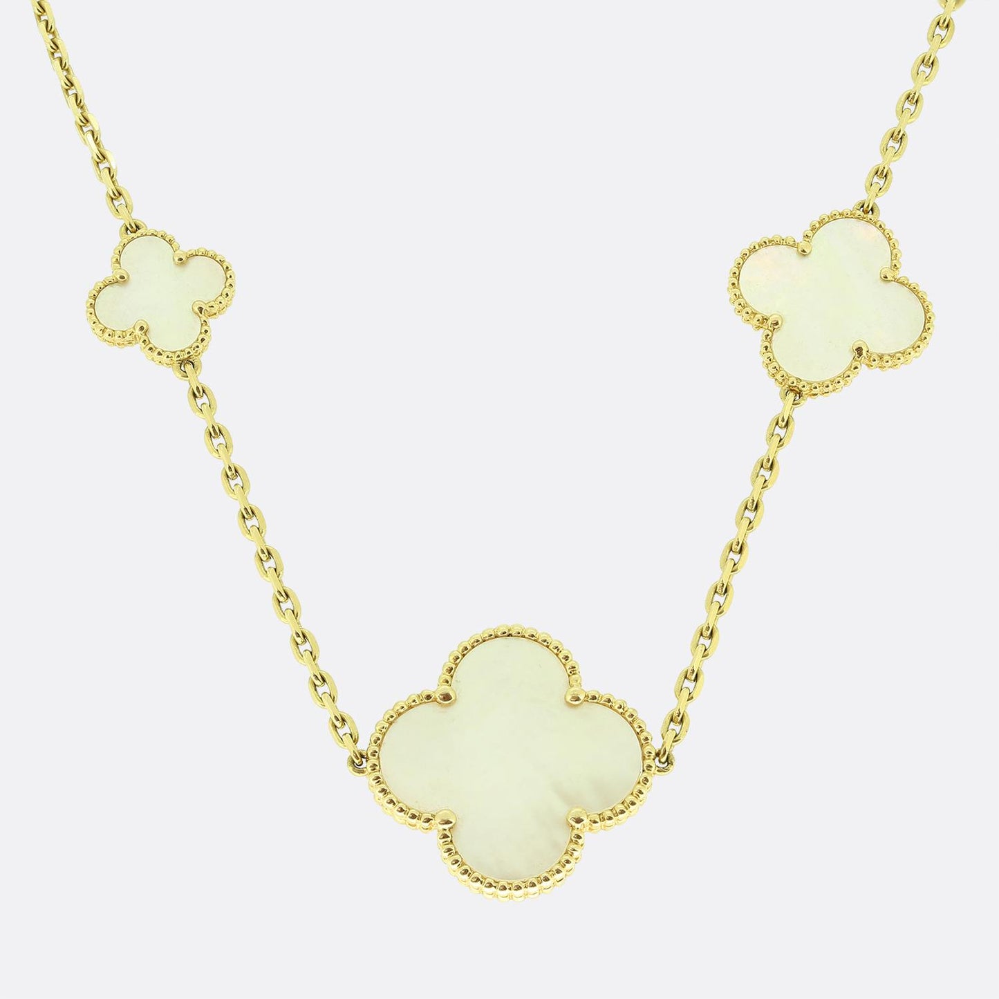 Van Cleef & Arpels Alhambra Mother of Pearl Necklace