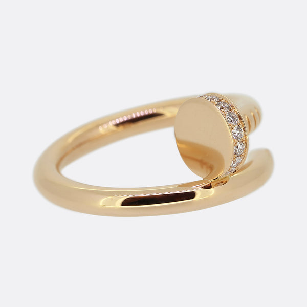 Cartier Diamond Juste Un Clou Ring Size K (50)