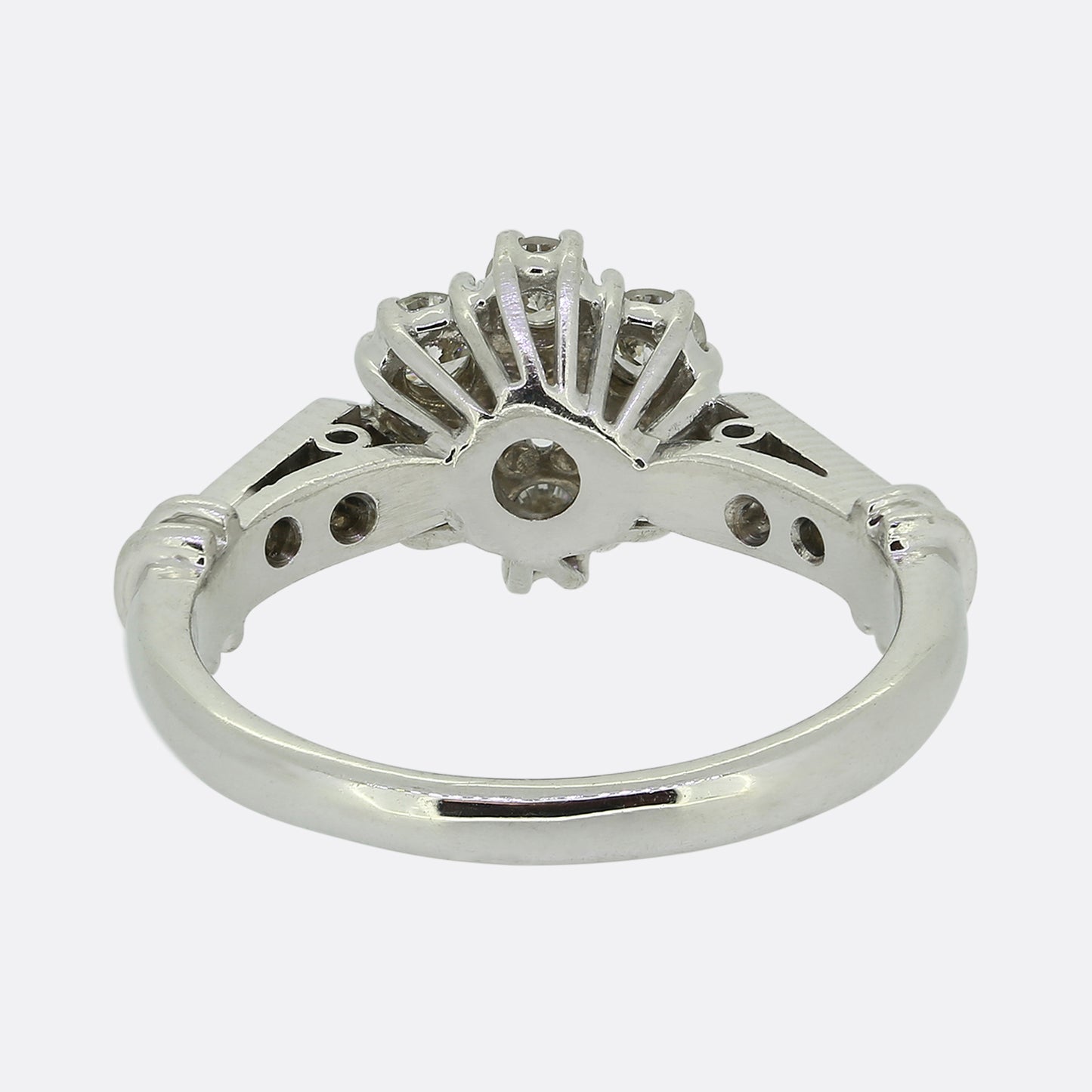 Vintage Diamond Cluster Ring