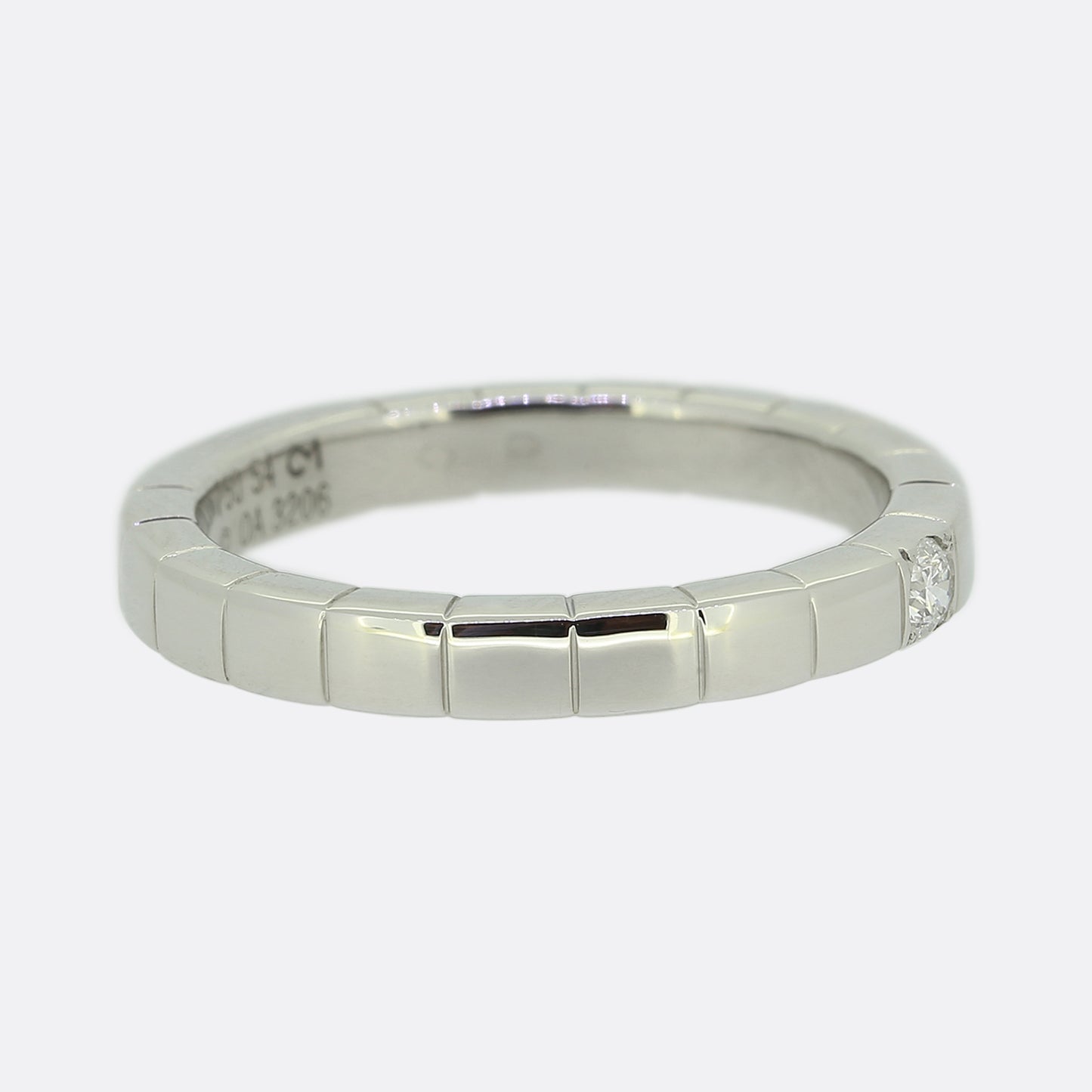 Cartier Lanières Diamond Band Ring Size N (54)