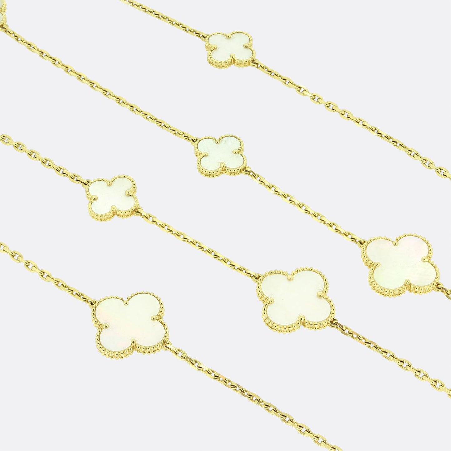 Van Cleef & Arpels Alhambra Mother of Pearl Necklace
