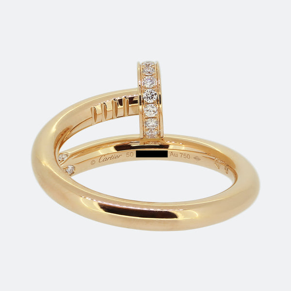Cartier Diamond Juste Un Clou Ring Size K (50)