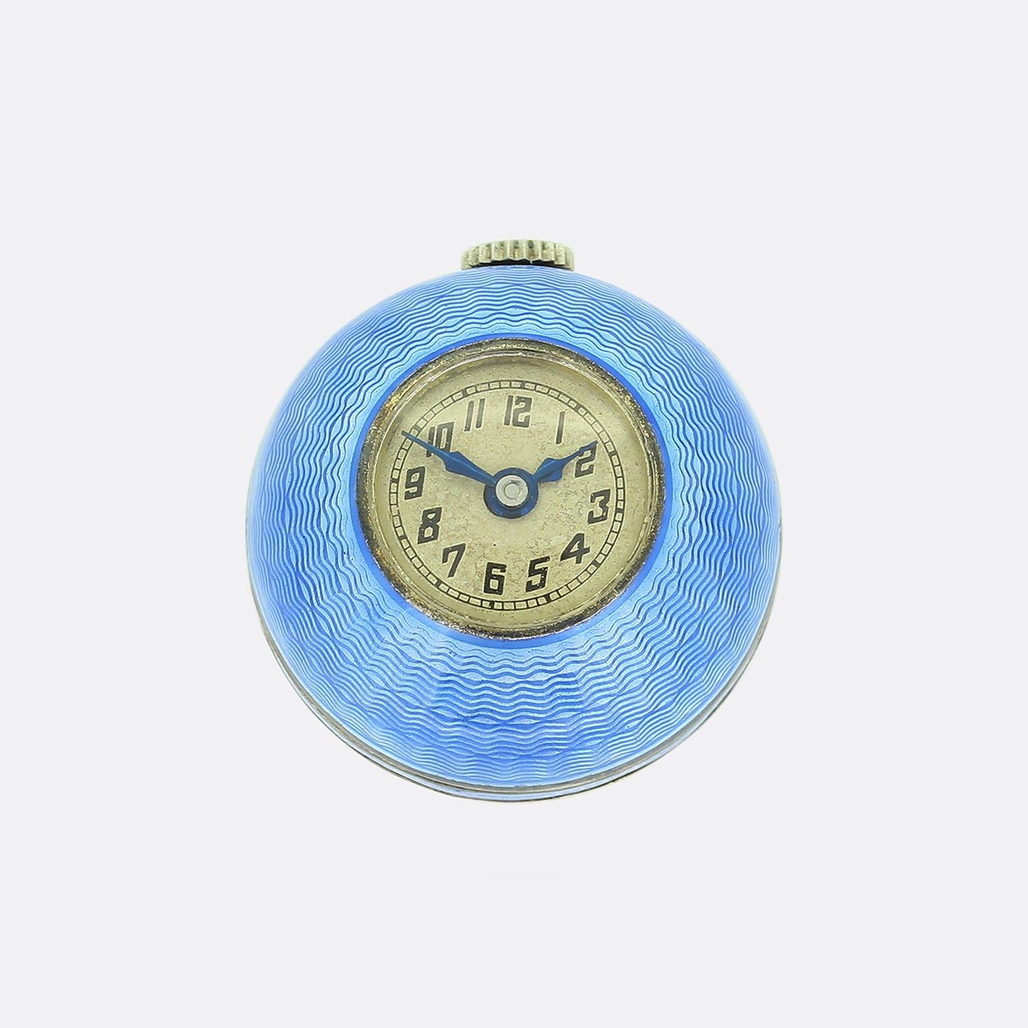 Art Deco Enamelled Watch Fob Pendant