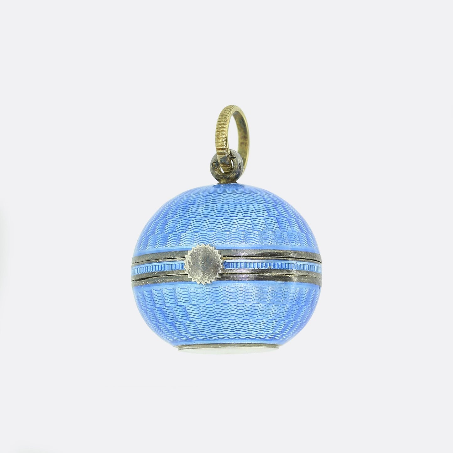 Art Deco Enamelled Watch Fob Pendant