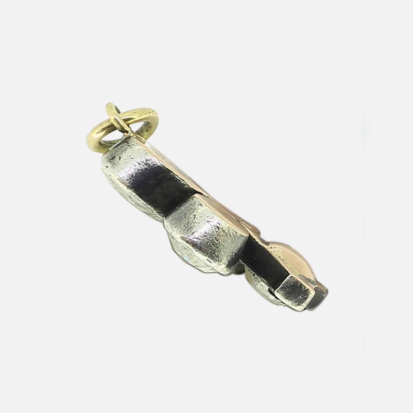 Antique Rose Cut Diamond Clover Pendant