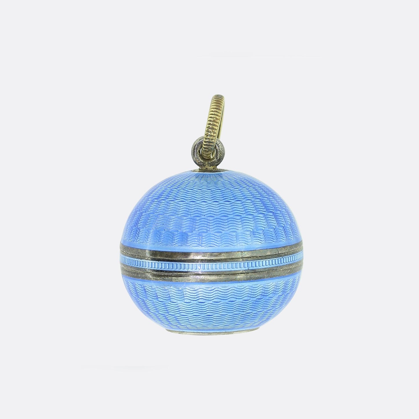 Art Deco Enamelled Watch Fob Pendant