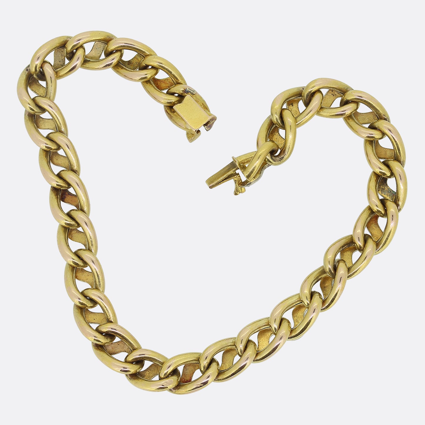 Antique French Diamond Chain Bracelet