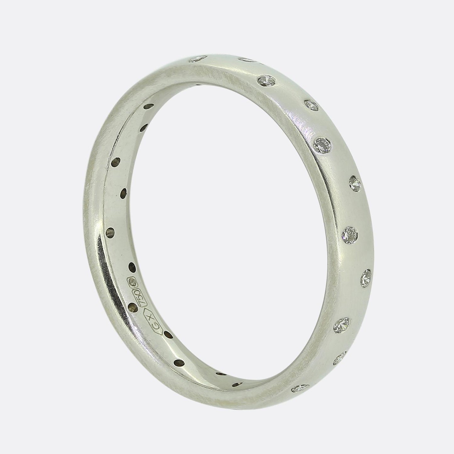 Invisible Set Diamond Band Ring