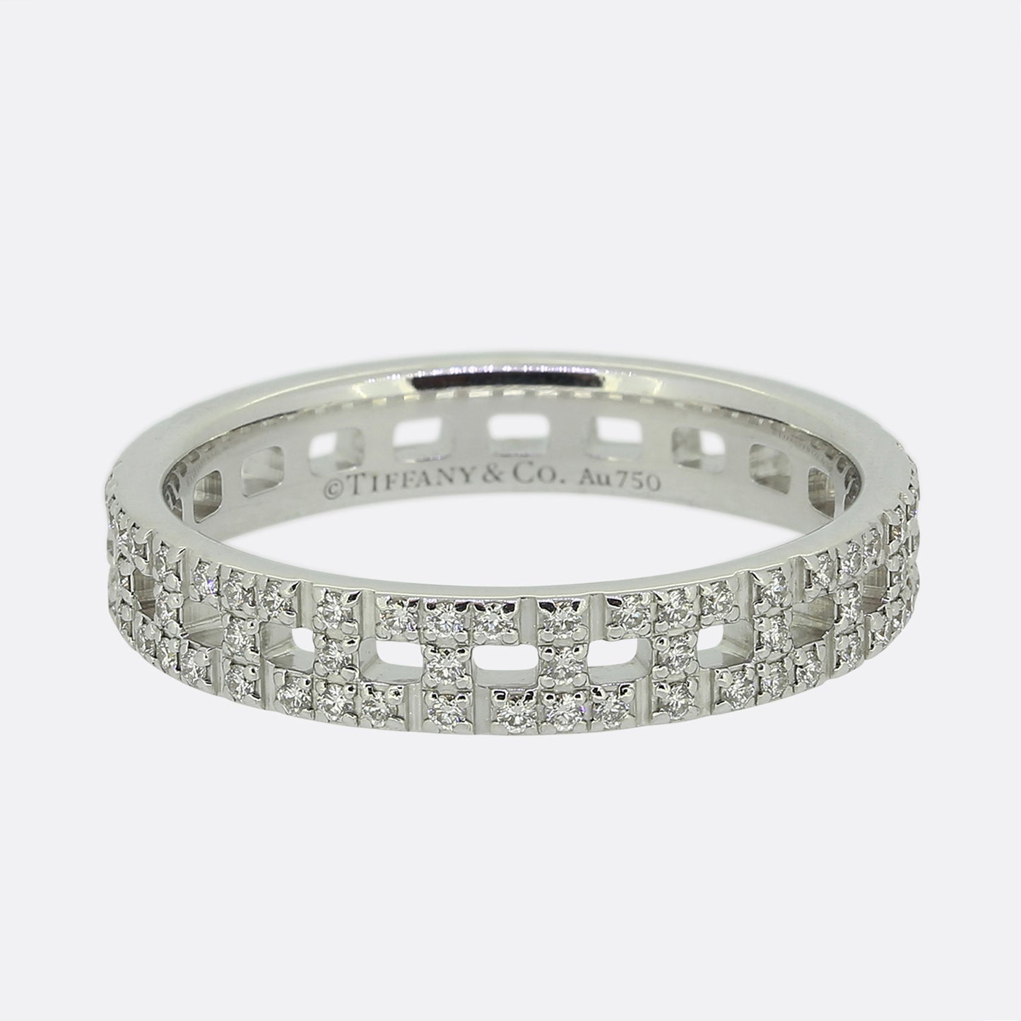 Tiffany & Co. T True Narrow Diamond Band Ring