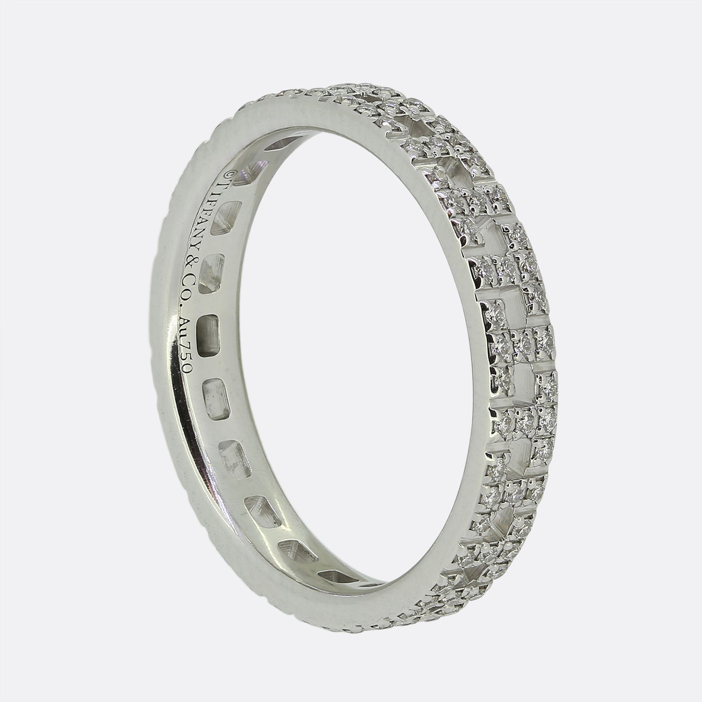 Tiffany & Co. T True Narrow Diamond Band Ring