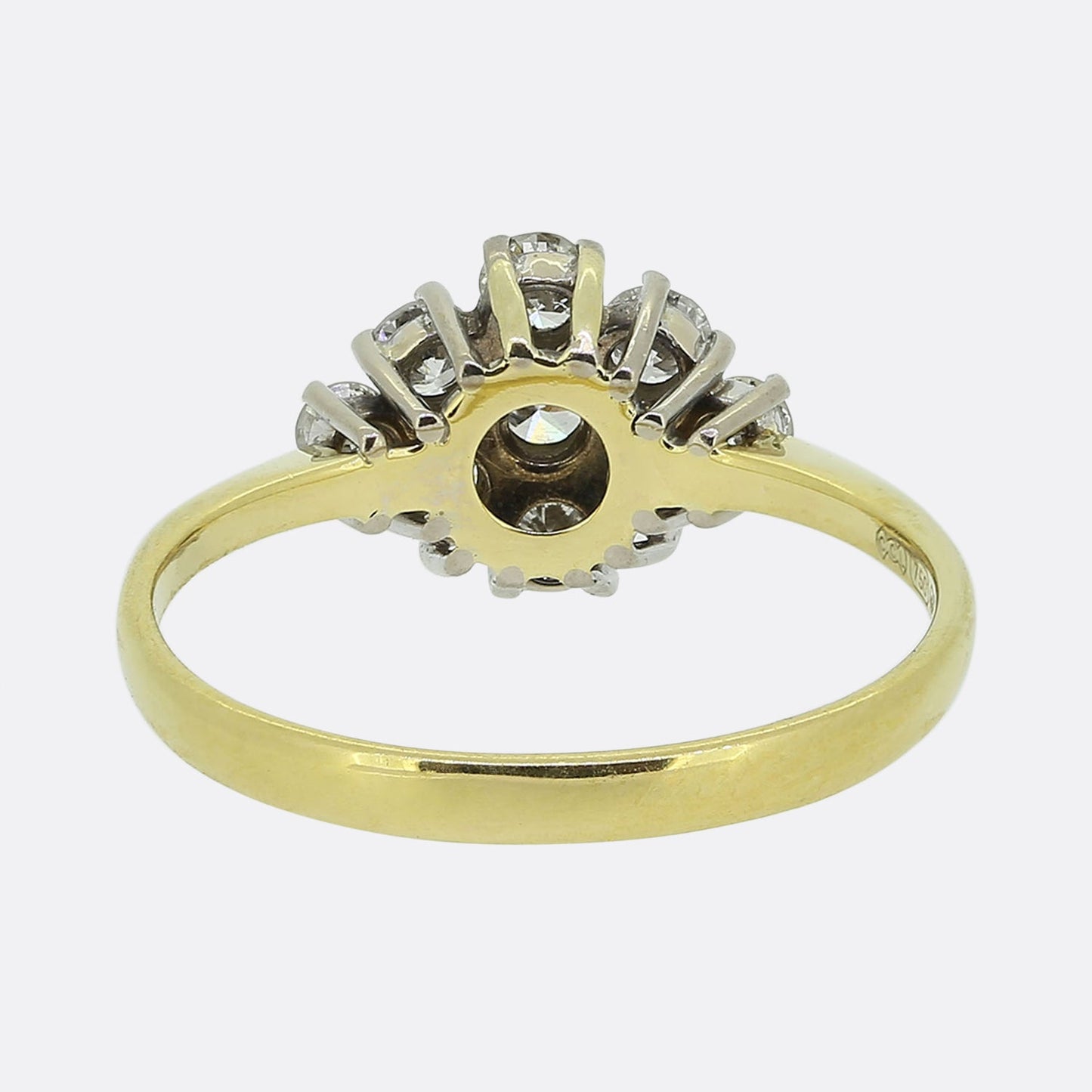 Vintage Diamond Cluster Ring
