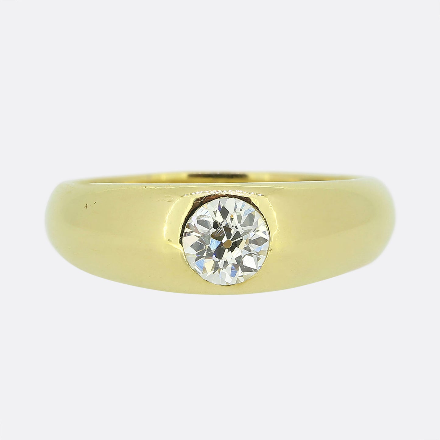 Vintage 0.80 Carat Old Cut Diamond Ring