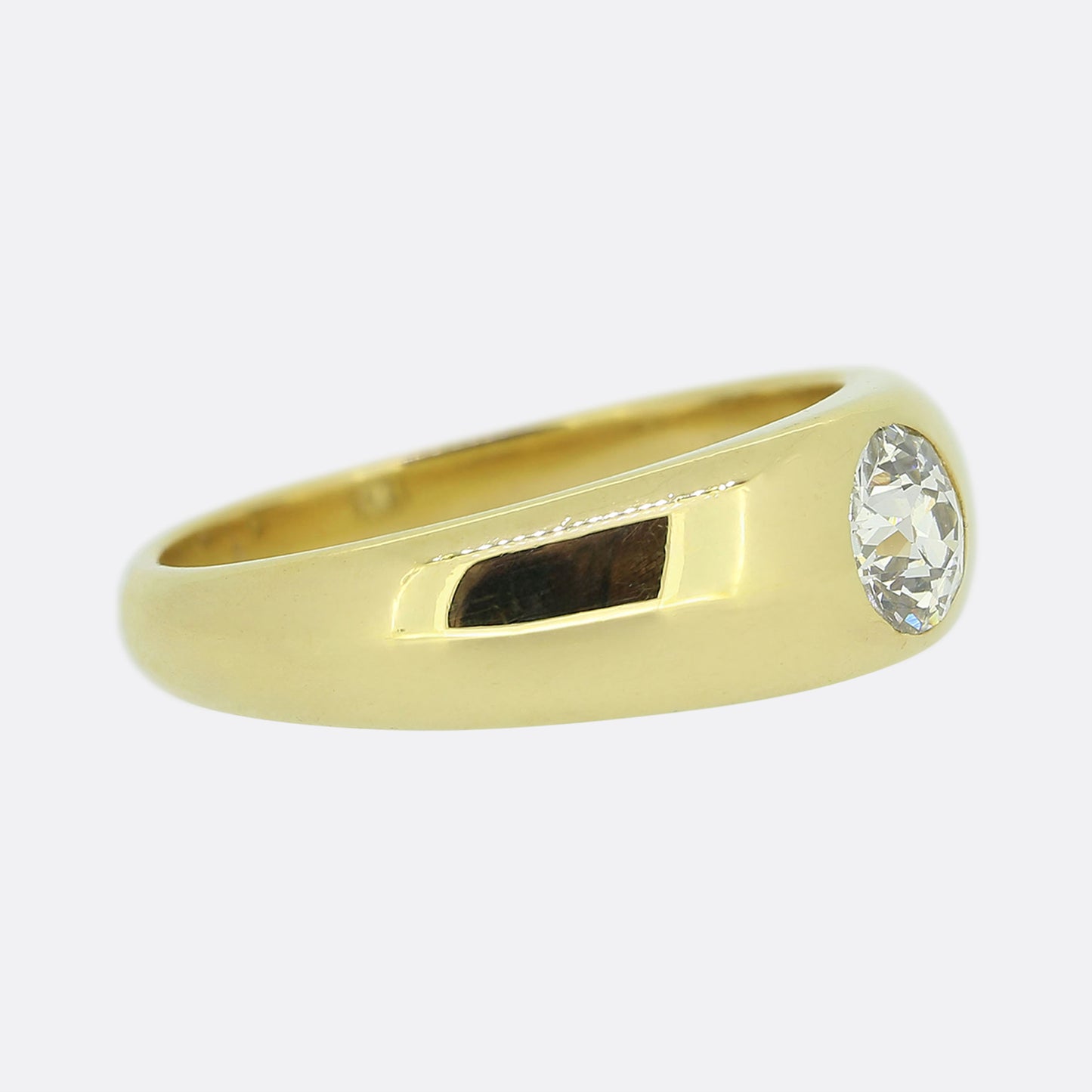 Vintage 0.80 Carat Old Cut Diamond Ring
