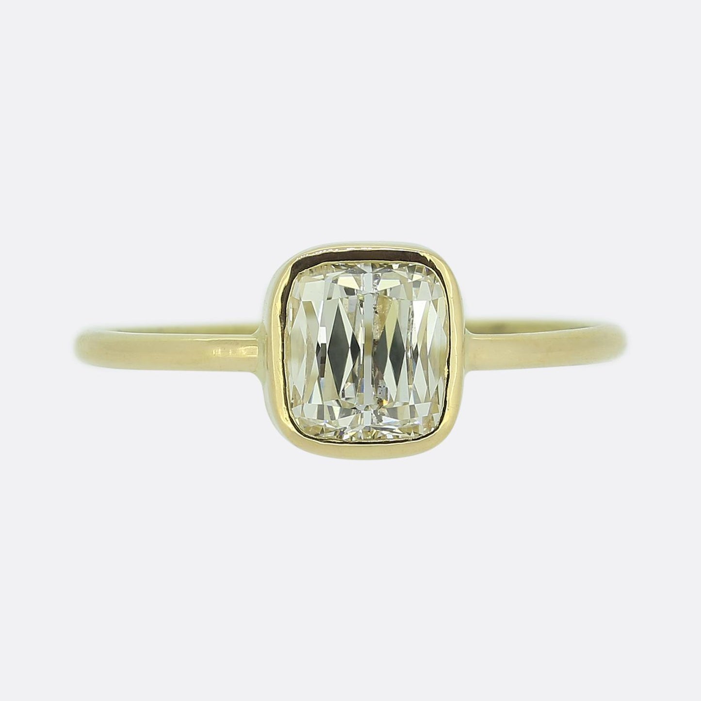 Vintage 1.00 Carat Diamond Solitaire Ring