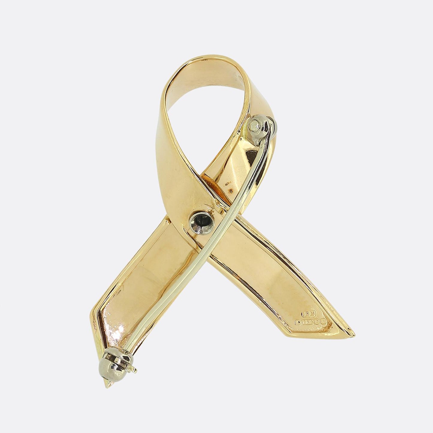David Morris Diamond Bow Brooch