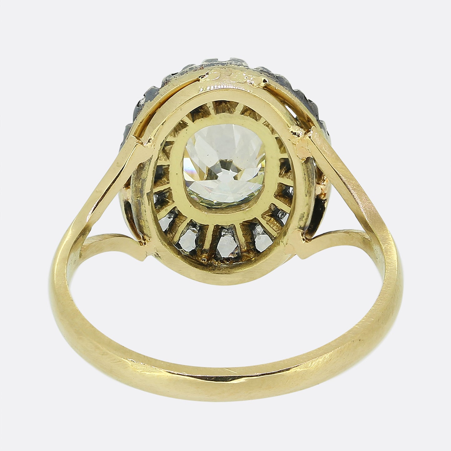 Victorian 1.16 Carat Diamond Cluster Ring