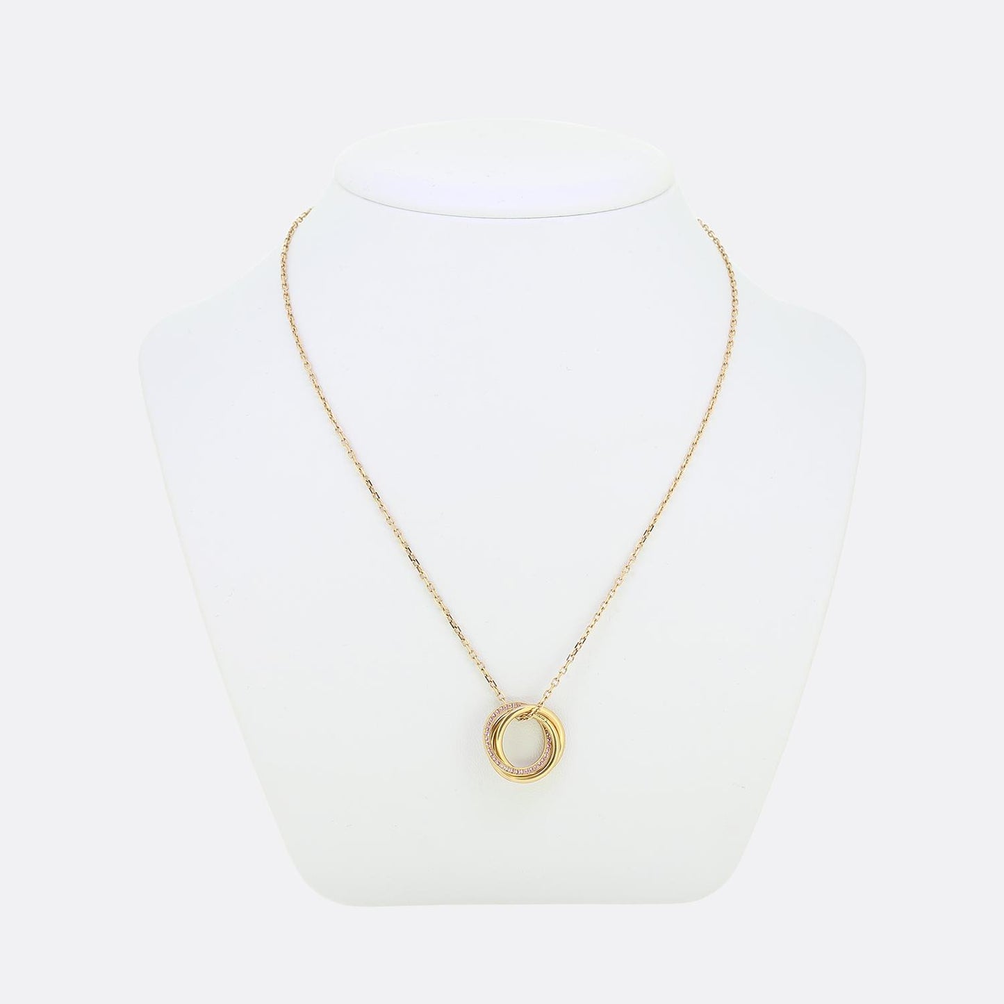 Cartier Pink Sapphire Trinity Necklace