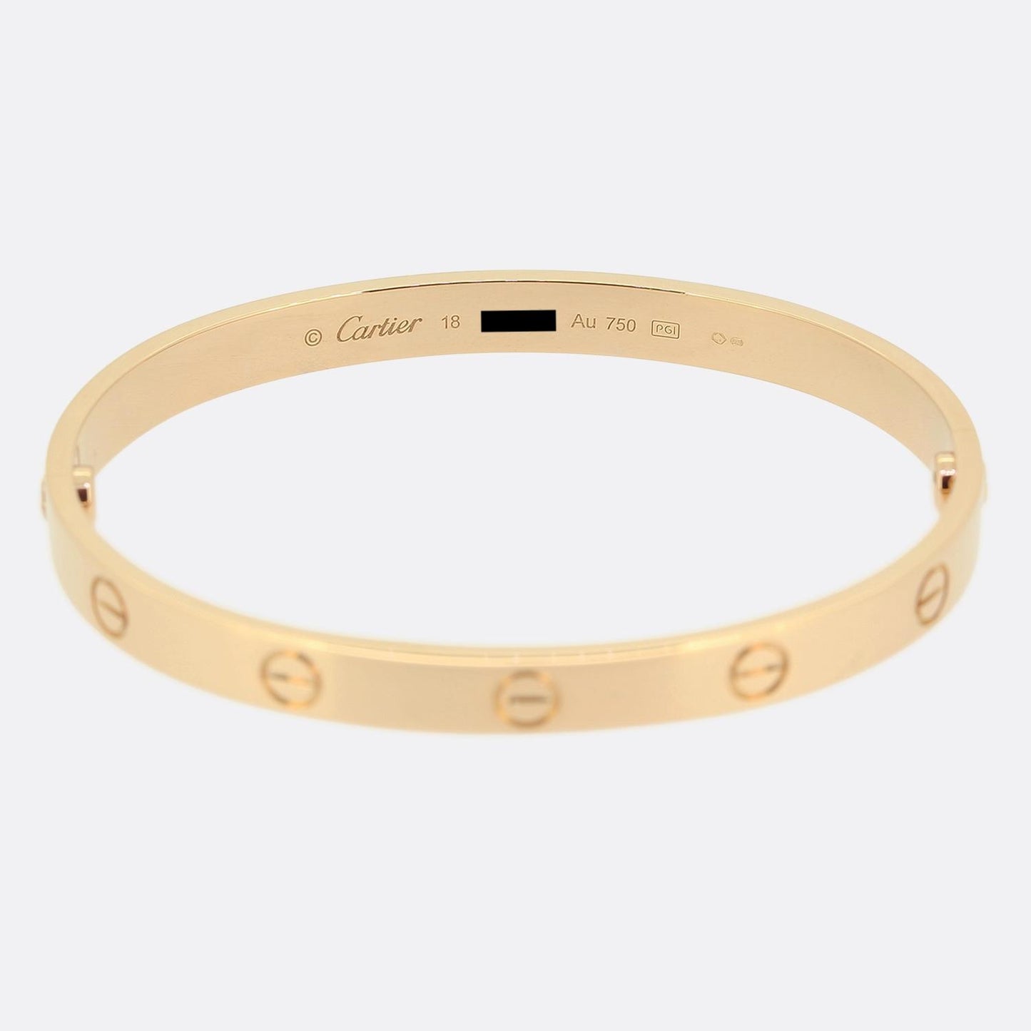 Cartier LOVE Bangle Size 18