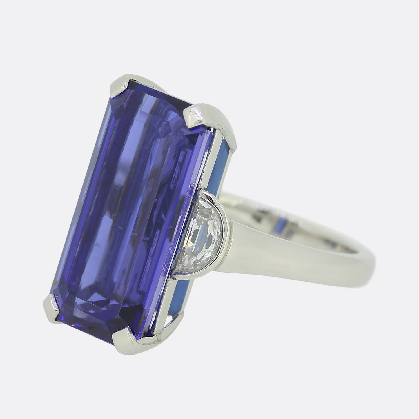 Boodles 15.02 Carat Tanzanite and Diamond Ring