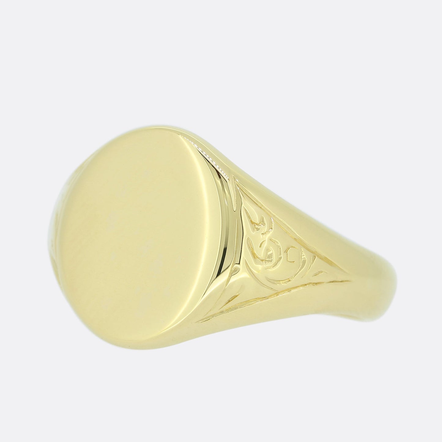 Vintage Oval Signet Ring