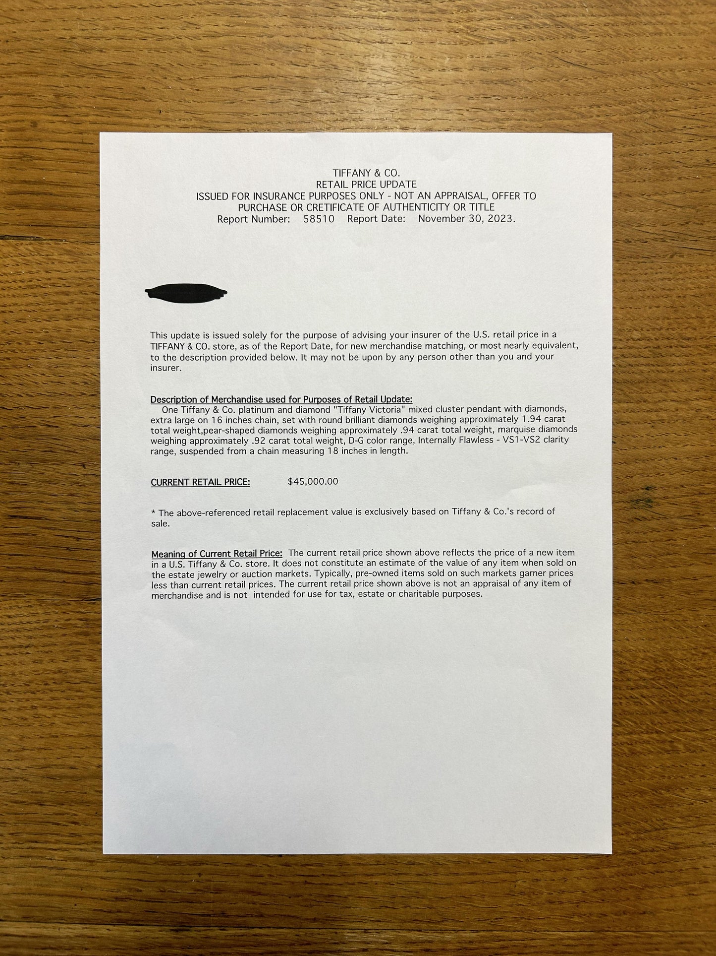 Tiffany & Co. Mixed Cluster Diamond Victoria Necklace