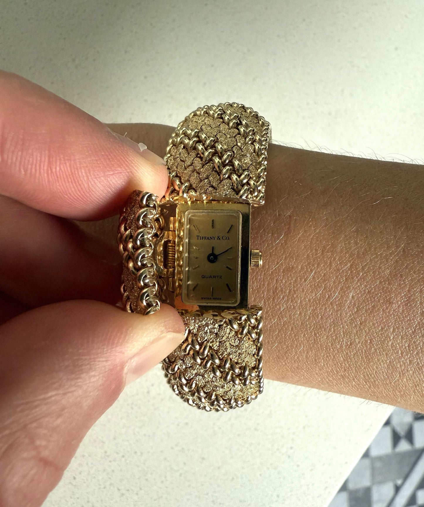 Vintage Tiffany & Co Concealed Dial Bracelet Watch